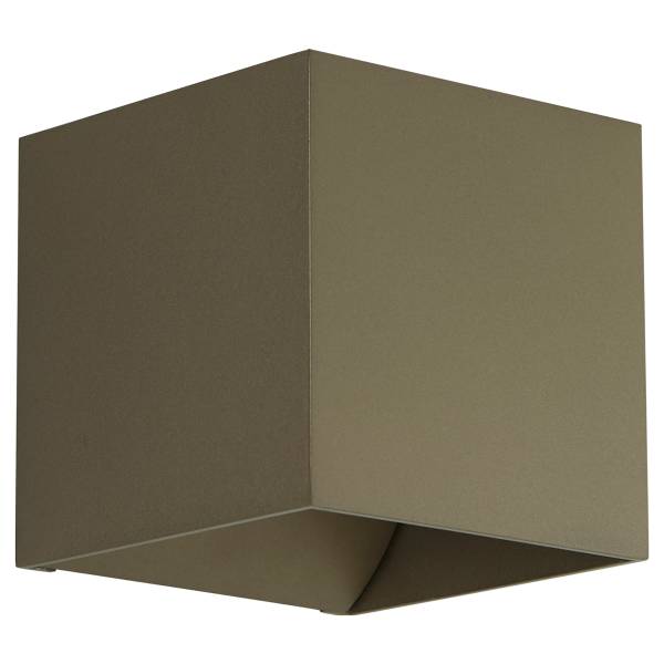 Wandleuchte Newton - Aluminium - 1-flammig - Mokka
