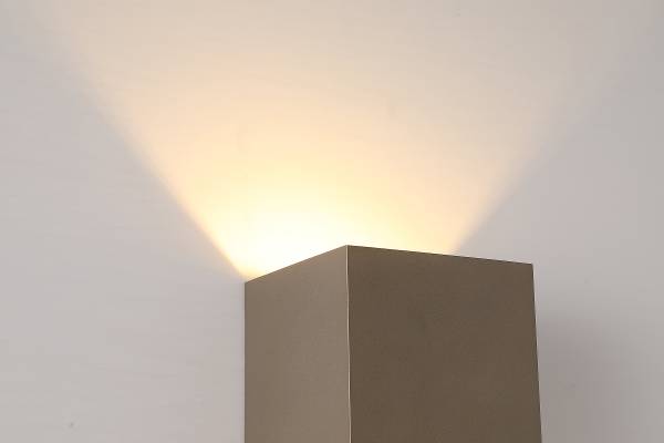 Wandleuchte Newton - Aluminium - 1-flammig - Mokka