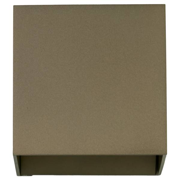 Wandleuchte Newton - Aluminium - 1-flammig - Mokka