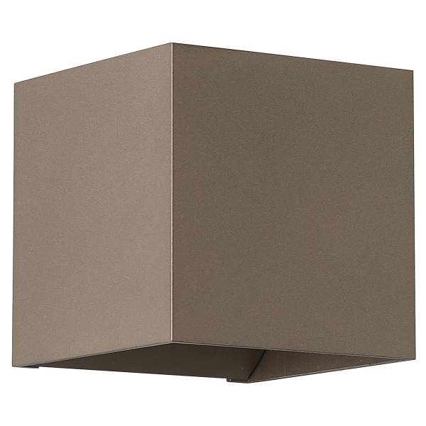 Wandleuchte Newton - Aluminium - 1-flammig - Mokka