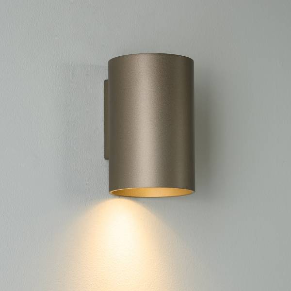 Wandleuchte Cyls - Aluminium - Mokka - Flammenanzahl: 1