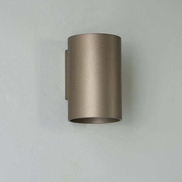 Wandleuchte Cyls - Aluminium - Mokka - Flammenanzahl: 1