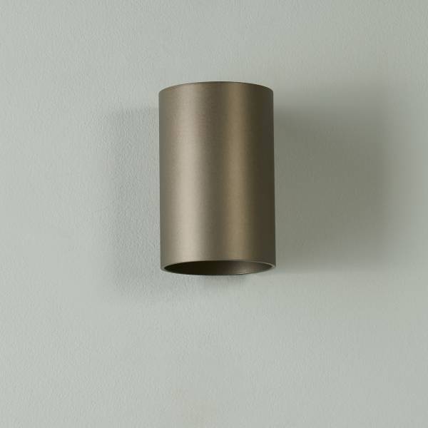 Wandleuchte Cyls - Aluminium - Mokka - Flammenanzahl: 1