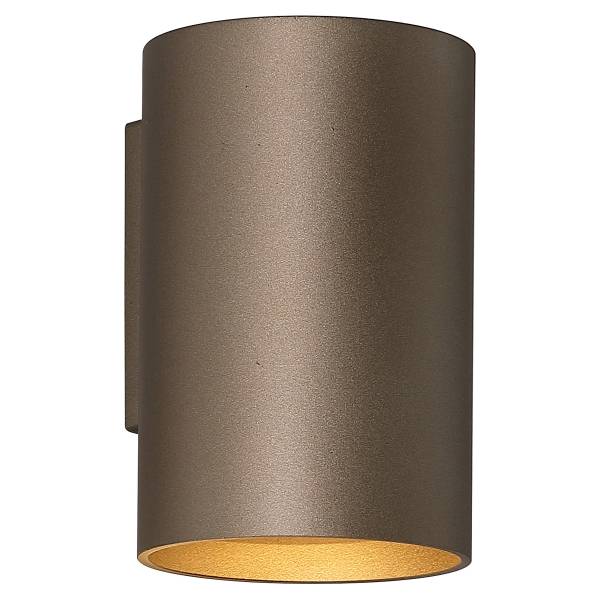 Wandleuchte Cyls - Aluminium - Mokka - Flammenanzahl: 1