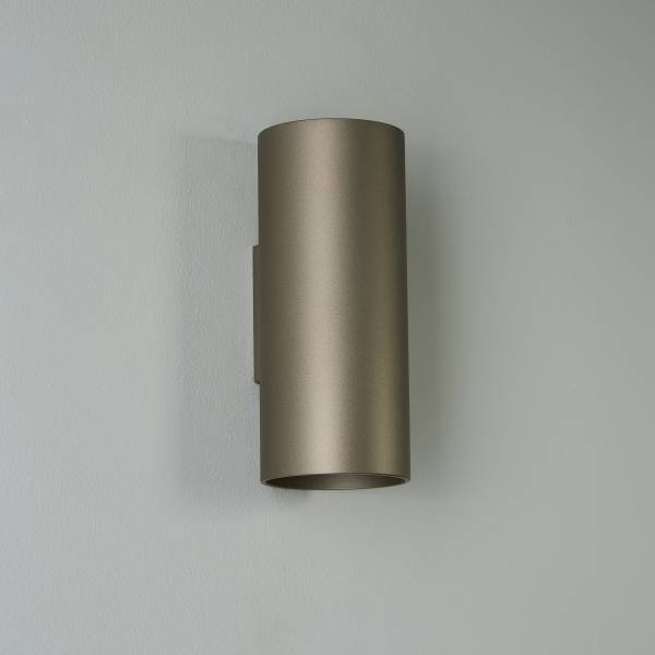 Wandleuchte Cyls - Aluminium - Mokka - Flammenanzahl: 2