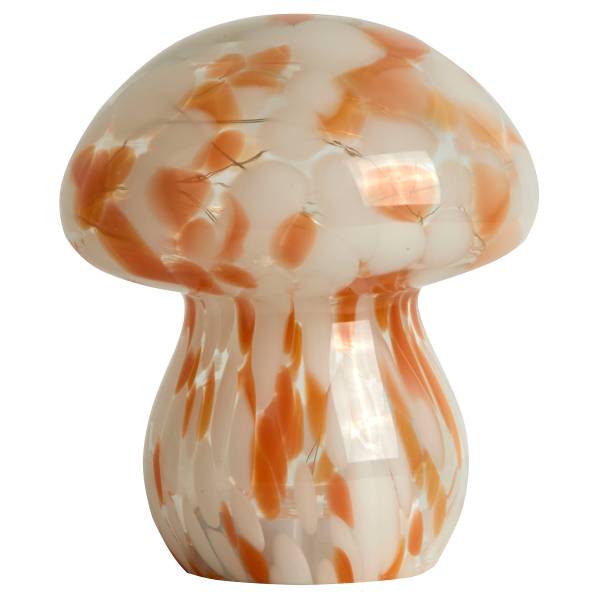 LED-Tischleuchte Amelia - Klarglas - Orange / Weiß - 1-flammig