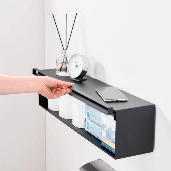 Wand-Aufbewahrungsbox Tower - Schwarz
