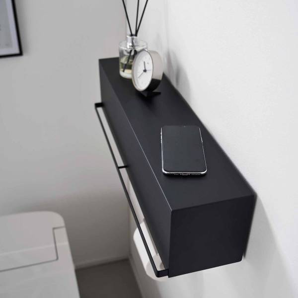 Wand-Aufbewahrungsbox Tower - Schwarz