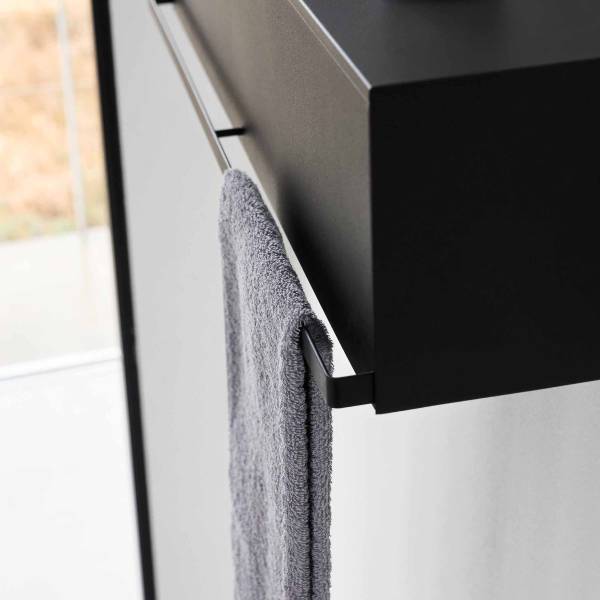Wand-Aufbewahrungsbox Tower - Schwarz
