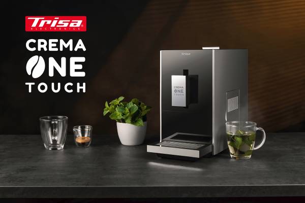 Kaffeevollautomat Crema One Touch - Schwarz - ABS - 18 x 43 x 32 cm