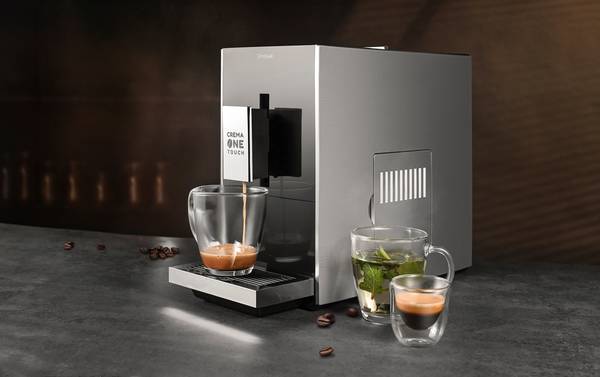 Kaffeevollautomat Crema One Touch - Schwarz - ABS - 18 x 43 x 32 cm