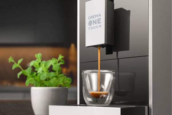 Kaffeevollautomat Crema One Touch - Schwarz - ABS - 18 x 43 x 32 cm