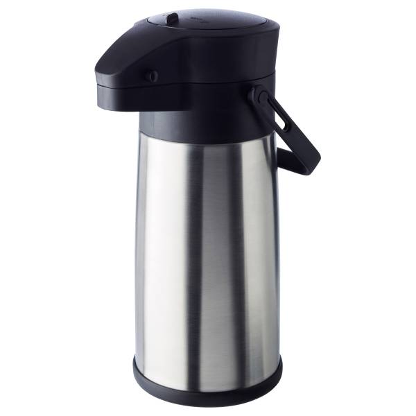 Pump-Isolierkanne Budget - Polypropylen - Schwarz / Edelstahl