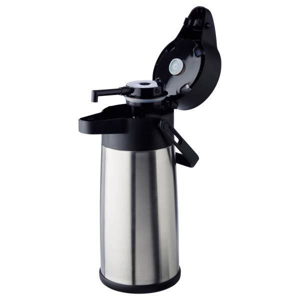Pump-Isolierkanne Budget - Polypropylen - Schwarz / Edelstahl