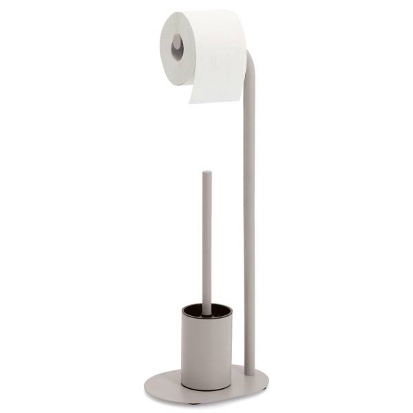 WC-Garnitur Floue - Eisen / Polypropylen - Greige