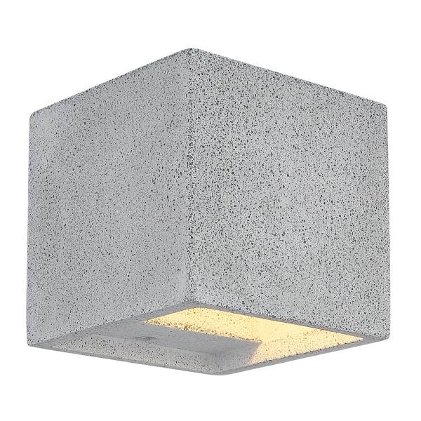Wandleuchte Ferguson Typ C - Aluminium / Beton -  Grau