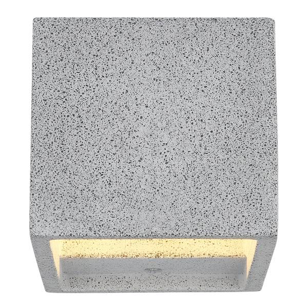 Wandleuchte Ferguson Typ C - Aluminium / Beton -  Grau