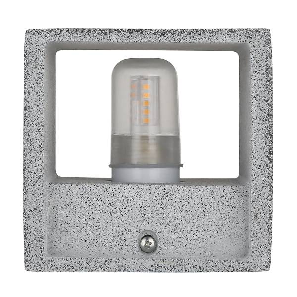 Wandleuchte Ferguson Typ C - Aluminium / Beton -  Grau