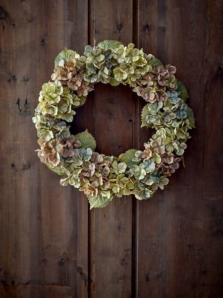 Kranz Hydrangea - Polyvinylchlorid / Polyethylen - Rose