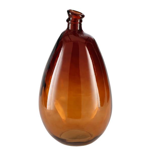 Vase Dahukeng Typ C - satiniertes Glas - Rot