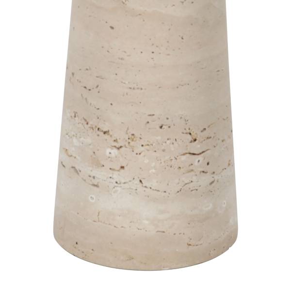 Tischleuchte Travino - Eisen / Marmor - 1-flammig - Durchmesser: 30 cm