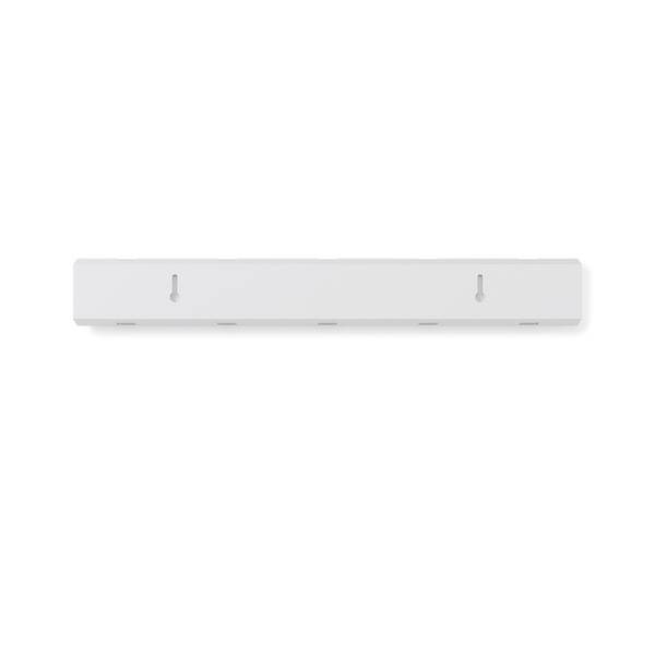 Garderobenleiste Flip - Pappel massiv / Metall - 3 x 6 x 50 cm