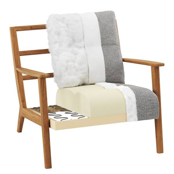 Sessel TIMON - Cordstoff Scilla: Mint