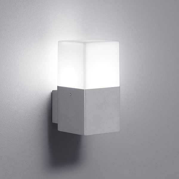 LED-Außenleuchte Hudson 1-flammig - Aluminium Kunststoff - Silber