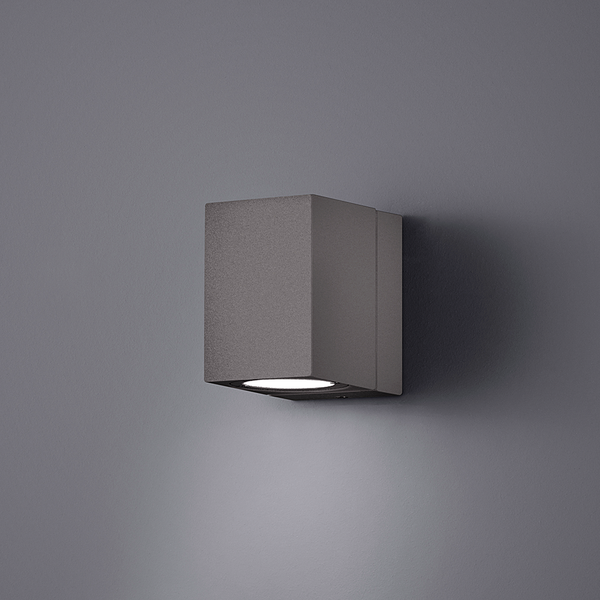 LED-Außenleuchte Tiber - Aluminium / Kunststoff - Anthrazit - 1-flammig