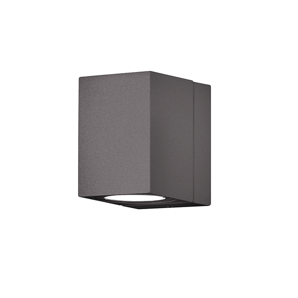 LED-Außenleuchte Tiber - Aluminium / Kunststoff - Anthrazit - 1-flammig