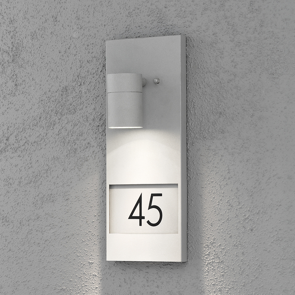 Außenleuchte Modena Number - Metall - 1-flammig