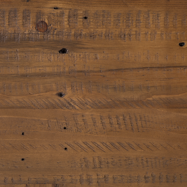 Barhocker GRASBY - Pinie massiv / Metall - Pinie Dunkel / Schwarz