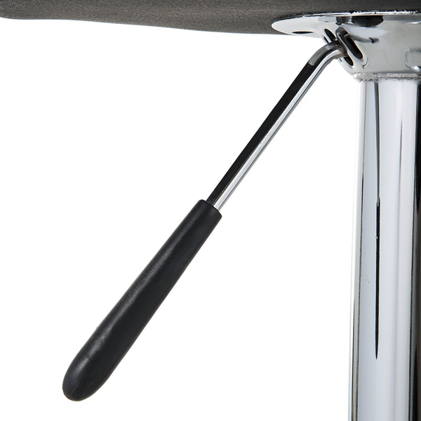 Barhocker Soraia (2er-Set) - Kunstleder - Schwarz / Chrom