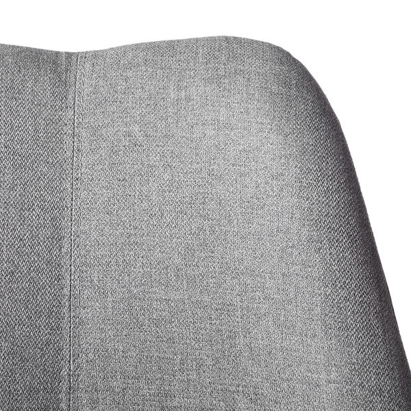 Barstuhl ALEDAS - Webstoff Cors: Granit - 2er Set