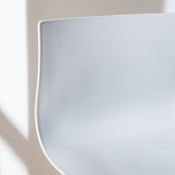 Barstuhl Falkland - Weiß - Chrom glänzend - Einzelstuhl