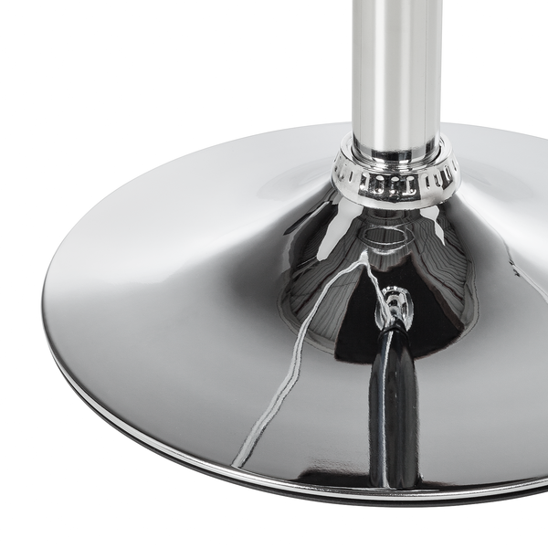 Barstuhl Hemingway - Weiß / Chrom - Einzelstuhl