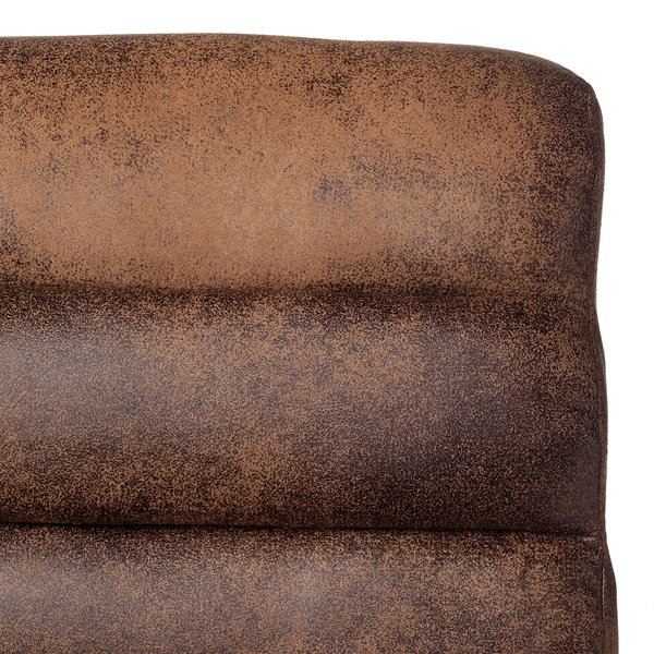 Barstuhl Kamloops - Kunstleder / Metall - Vintage Braun - Einzelstuhl