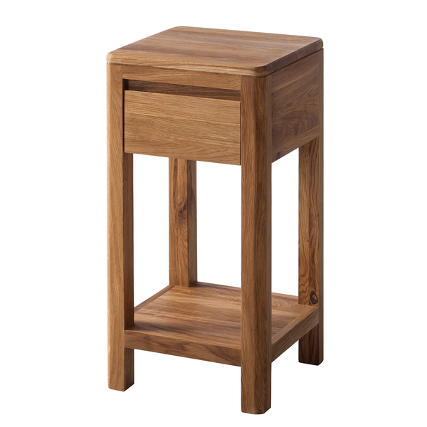 Beistelltisch Anamur I - Eiche massiv - Eiche - Höhe: 60 cm