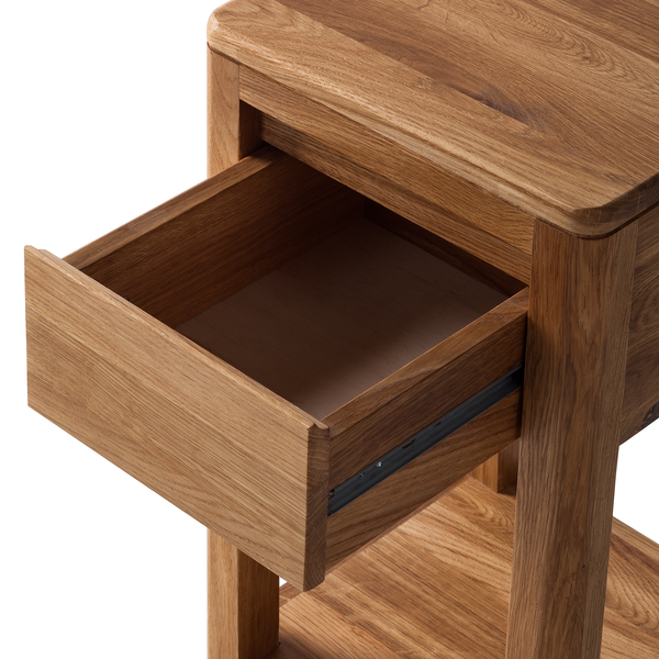 Beistelltisch Anamur I - Eiche massiv - Eiche - Höhe: 60 cm