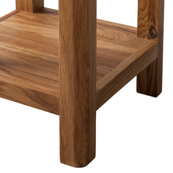 Beistelltisch Anamur I - Eiche massiv - Eiche - Höhe: 60 cm