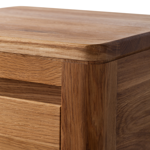 Beistelltisch Anamur I - Eiche massiv - Eiche - Höhe: 60 cm