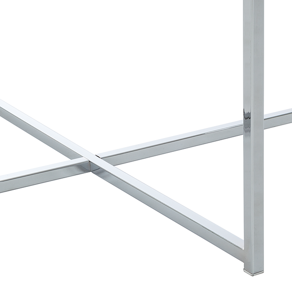 Beistelltisch Cross - Metall - Silber