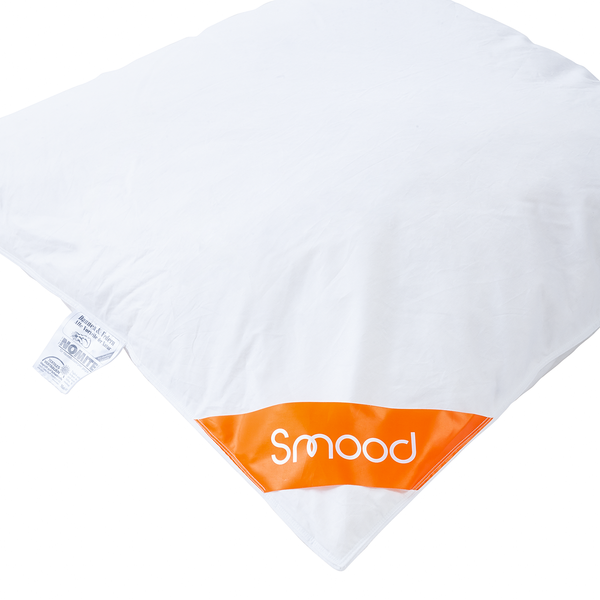 Daunenbett-Set Smood light (2-teilig) - Federn / Daunen - Weiß - 135 x 200 cm + Kissen 80 x 80 cm