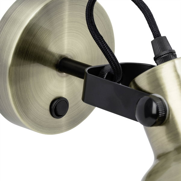 Wandstrahler Ester - Eisen - 1-flammig
