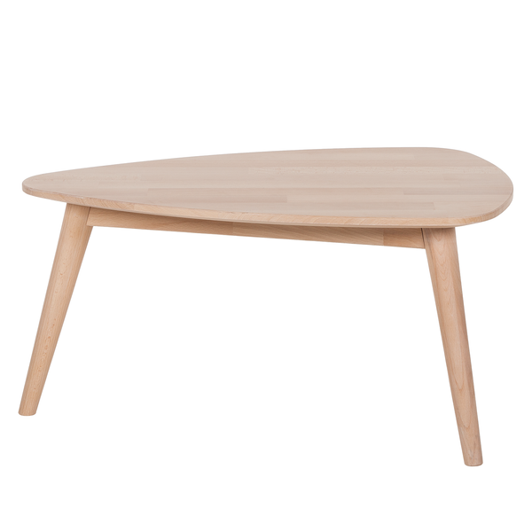 Massiver Couchtisch FINSBY - Buche massiv - Buche Weißöl - 70 x 50 cm