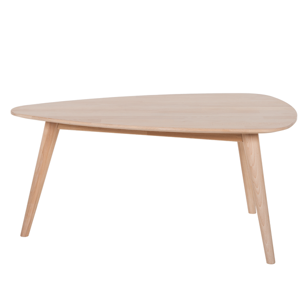 Massiver Couchtisch FINSBY - Buche massiv - Buche Weißöl - 90 x 60 cm