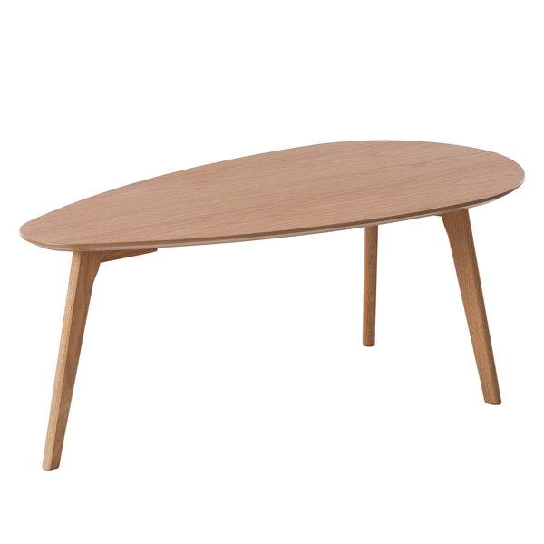 Couchtisch-Set Kazin (2er-Set) - Eiche teilmassiv