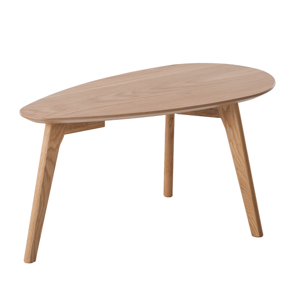 Couchtisch-Set Kazin (2er-Set) - Eiche teilmassiv