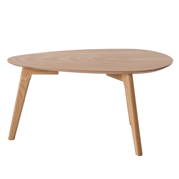 Couchtisch-Set Kazin (2er-Set) - Eiche teilmassiv