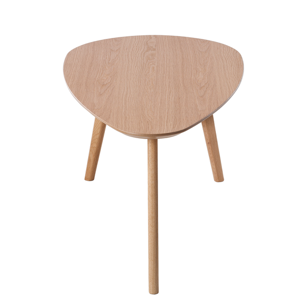 Couchtisch-Set Kazin (2er-Set) - Eiche teilmassiv
